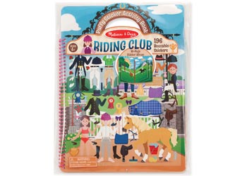 M&D - Reusable Puffy Sticker Activity Book - Ridin - Modern Brands Australia