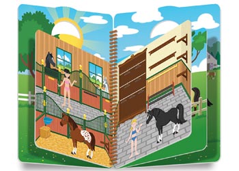 M&D - Reusable Puffy Sticker Activity Book - Ridin - Modern Brands Australia