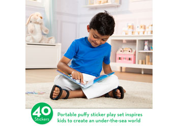 M&D - Reusable Puffy Sticker Play Set - Ocean - Modern Brands Australia