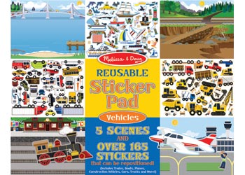 M&D - Reusable Sticker Pad - Vehicles - Modern Brands Australia