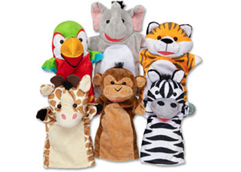 M&D - Safari Puppet Set (6 Pc) - Modern Brands Australia