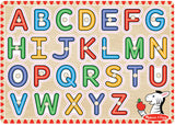 M&D - See-Inside Alphabet Peg Puzzle - Modern Brands Australia