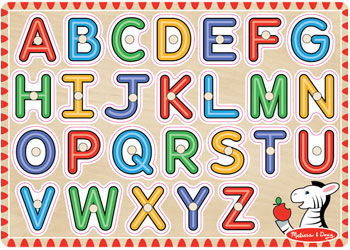 M&D - See-Inside Alphabet Peg Puzzle - Modern Brands Australia