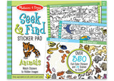 M&D - Seek & Find Sticker Pad - Animals - Modern Brands Australia