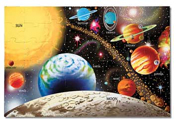M&D - Solar System Floor Puzzle - 48pc - Modern Brands Australia