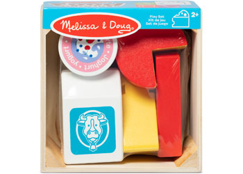 M&D - Wooden Food Groups Play Set - Dairy - Modern Brands Australia