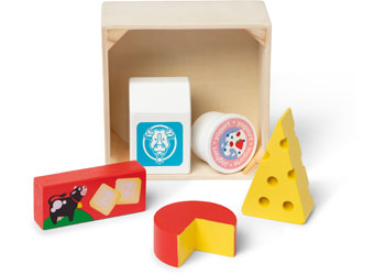 M&D - Wooden Food Groups Play Set - Dairy - Modern Brands Australia