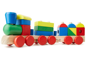 M&D - Wooden Stacking Train - Modern Brands Australia