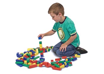 Melissa & Doug - 100 Wood Block Set