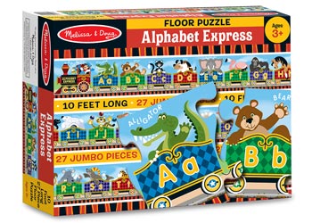 M&D - Alphabet Express Floor Puzzle 27pc - Modern Brands Australia