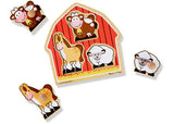 M&D - Barn Animals Knob Puzzle - 3pc - Modern Brands Australia