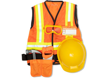 M&D - Construction Worker Costume Set - Pack of 3 - Modern Brands Australia
