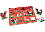 M&D - Farm Animals Sound Puzzle - 8pc - Modern Brands Australia