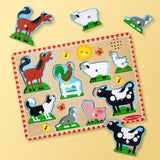 M&D - Farm Animals Sound Puzzle - 8pc - Modern Brands Australia