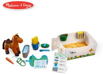 M&D - Feed & Groom Horse Care Play Set - Modern Brands Australia