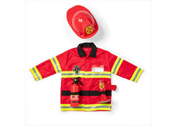 M&D - Fire Chief Costume Set - Pack of 3 - Modern Brands Australia