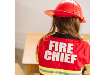 M&D - Fire Chief Costume Set - Pack of 3 - Modern Brands Australia