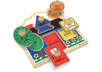 M&D - First Shapes Knob Puzzle - 4pc - Modern Brands Australia