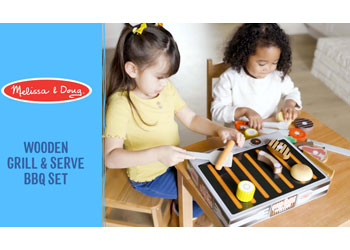Melissa & Doug Grill & Serve BBQ Set - Modern Brands Australia