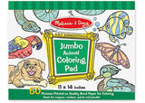 M&D - Jumbo Colouring Pad - Animals - Modern Brands Australia