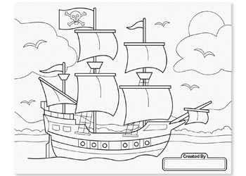 M&D - Jumbo Colouring Pad - Blue - Modern Brands Australia