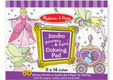 M&D - Jumbo Colouring Pad - Princess & Fairy - Modern Brands Australia