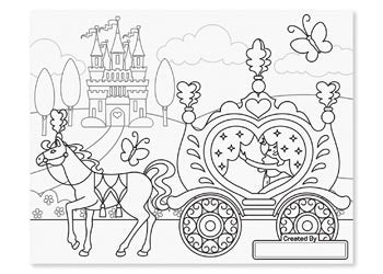 M&D - Jumbo Colouring Pad - Princess & Fairy - Modern Brands Australia