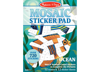 M&D - Mosaic Sticker Pad - Ocean - Modern Brands Australia