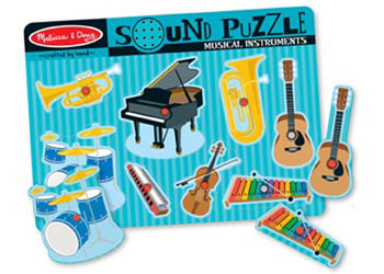 M&D - Musical Instruments Sound Puzzle - 8pc - Modern Brands Australia