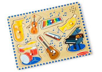 M&D - Musical Instruments Sound Puzzle - 8pc - Modern Brands Australia
