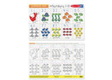M&D - Numbers 1-10 Write-A-Mat Bundle of 6 - Modern Brands Australia