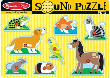 M&D - Pets Sound Puzzle - 8pc - Modern Brands Australia