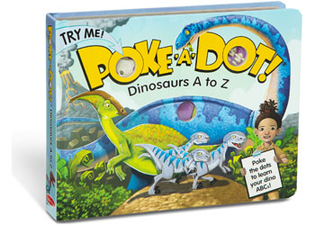 M&D - Poke-A-Dot - Dinosaurs A to Z Book - Modern Brands Australia
