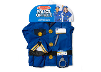 M&D - Police Officer Role Play Costume - Pack of 3 - Modern Brands Australia