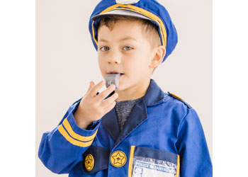 M&D - Police Officer Role Play Costume - Pack of 3 - Modern Brands Australia