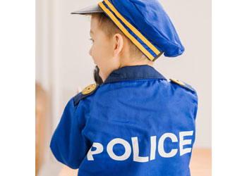 M&D - Police Officer Role Play Costume - Pack of 3 - Modern Brands Australia