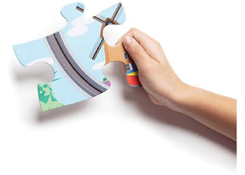 M&D - Race Around the World Tracks Floor Puzzle - Modern Brands Australia