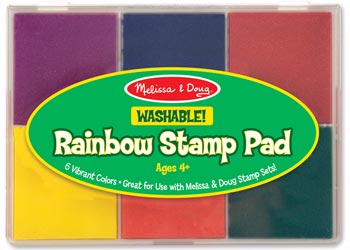 M&D - Rainbow Stamp Pad 6 Colours - Modern Brands Australia
