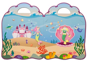 M&D - Reusable Puffy Sticker Play Set - Mermaid - Modern Brands Australia