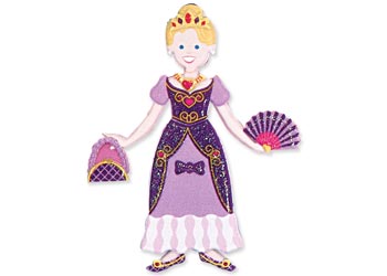 Melissa & Doug - Reusable Puffy Sticker Play Set - Princess