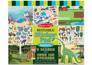 M&D - Reusable Sticker Pad - Habitats - Modern Brands Australia
