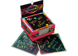 M&D - Scratch Art Rainbow Mini Notes Box - Modern Brands Australia