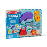 Melissa & Doug - Sea Life Chunky Puzzle - Modern Brands Australia