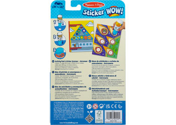 M&D - Sticker WOW! Activity Pad Set - Astronaut - Modern Brands Australia