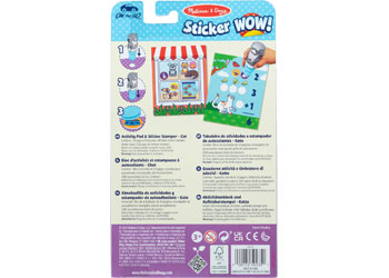 M&D - Sticker WOW! Activity Pad Set - Cat - Modern Brands Australia