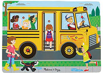 M&D - The Wheels on the Bus Song Puzzle - 6pc - Modern Brands Australia