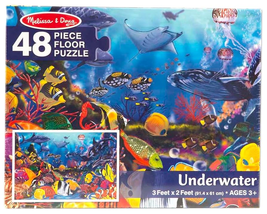 Melissa & Doug - Underwater Floor Puzzle - 48pc - Modern Brands Australia
