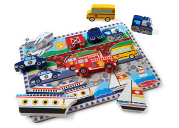 M&D - Vehicles Chunky Puzzle - Modern Brands Australia