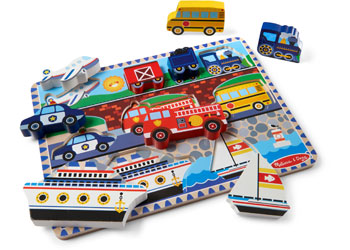 M&D - Vehicles Chunky Puzzle - Modern Brands Australia
