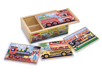 M&D - Vehicles Puzzles In A Box - Modern Brands Australia